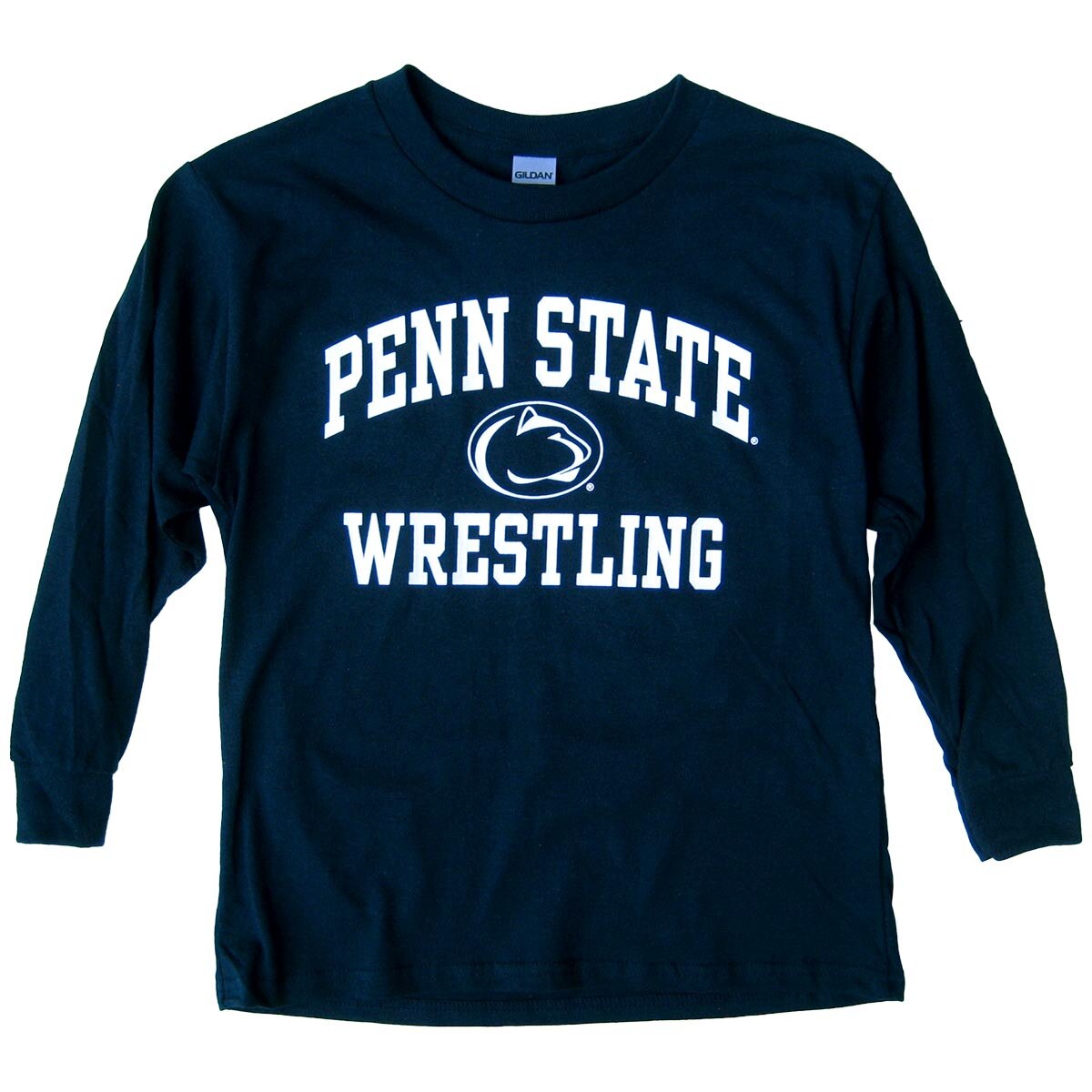 navy youth long sleeve t-shirt Penn State Wrestling